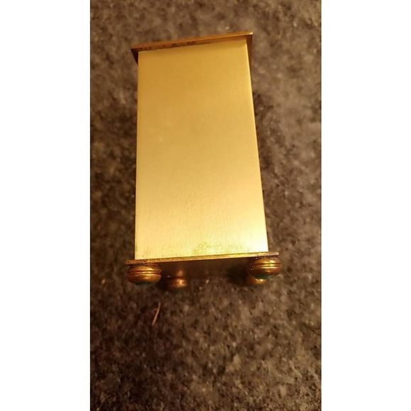 Vintage Belt time brass table top alarm - Picture 7 of 9